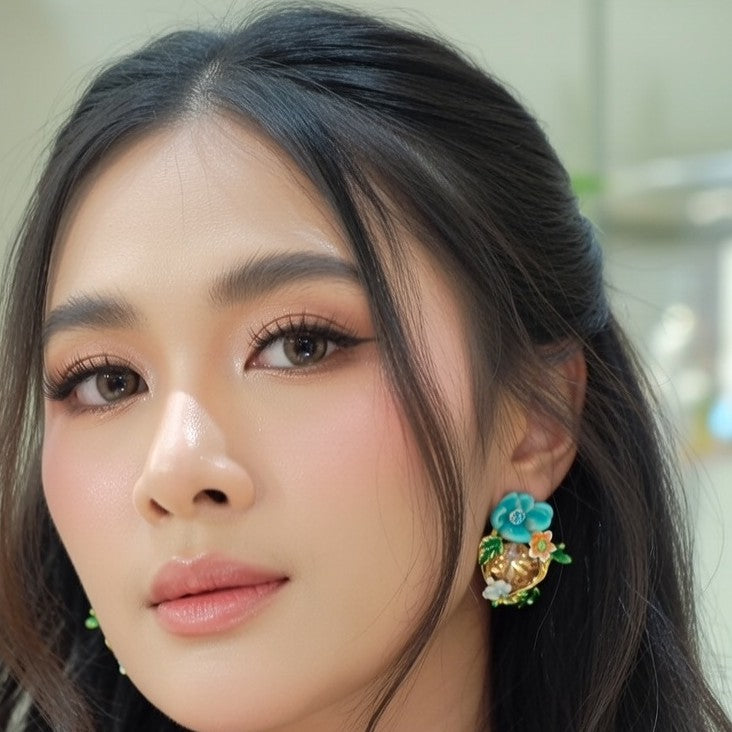 Bohemian Style Floral Earring