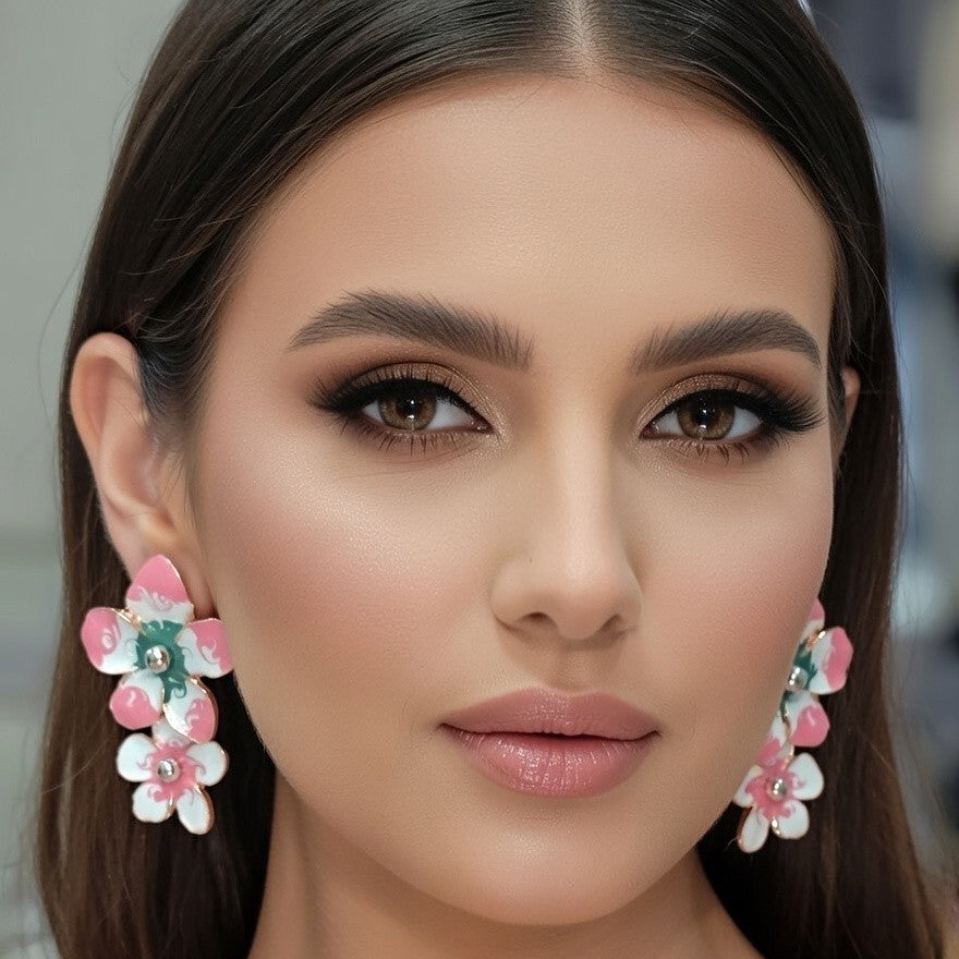 Pink Earring 